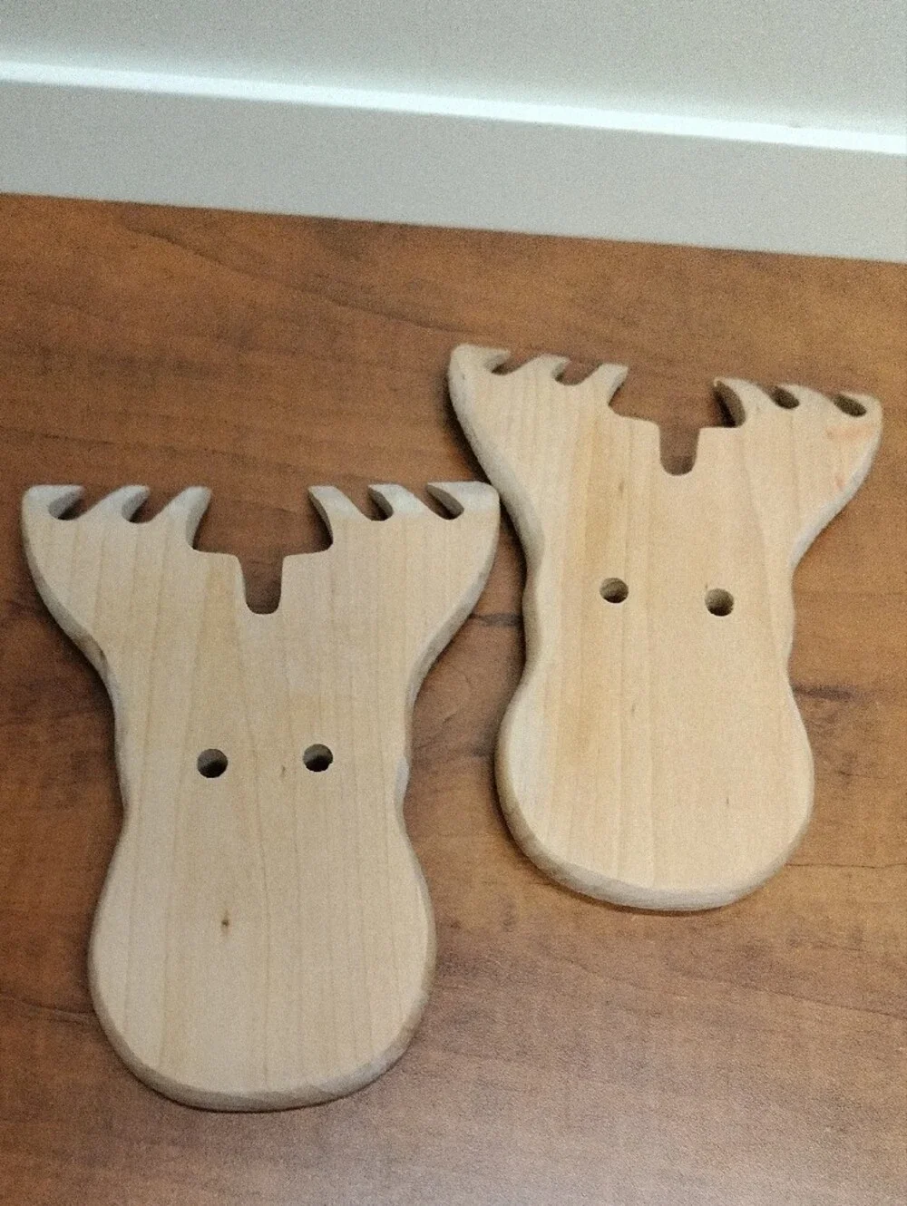 Colorado Moose Wooden Salad & Pasta Servers - Natural Made In USA